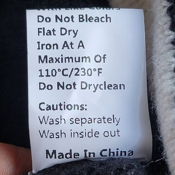 Commense Contrast Trim Jersey Cardigan Sweater. Size S - Picture 5 of 6